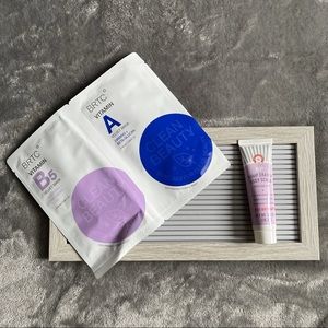 New ⭐️ First Aid Beauty KP Bump Eraser Body Scrub with 10% AHA + 2 BRTC Masks